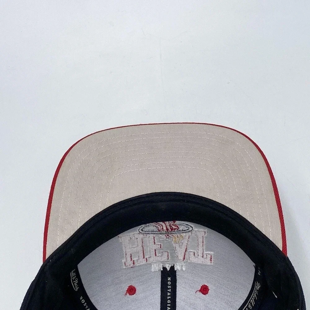 Miami Heat Mitchell & Ness Hardwood Classics Snapback Hat‎ 100% Wool 2-Tone